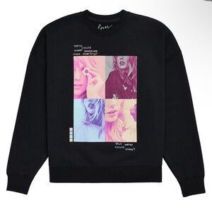 Taylor Swift (L) Lover Graphic Sweatshirt Black + Multi *Holiday Collection
